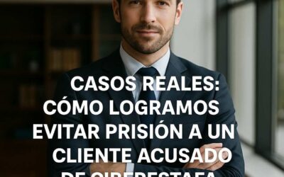 Casos reales: cómo logramos evitar prisión a un cliente acusado de ciberestafa