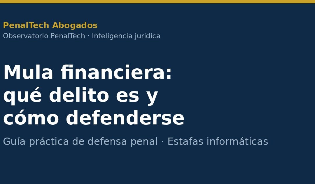 Mula financiera: guía esencial de defensa en 2026